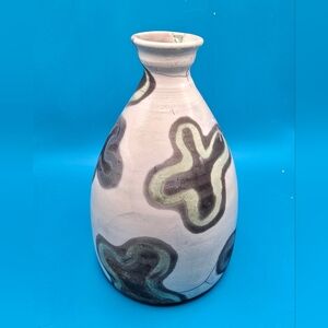 Ceramic Vase with Abstract Patterns By R. Aicher
